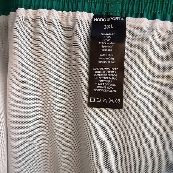 Mens Teal Swimming Trunks Quick-Dry Swim Shorts size 3XL. - Picture 4 of 4